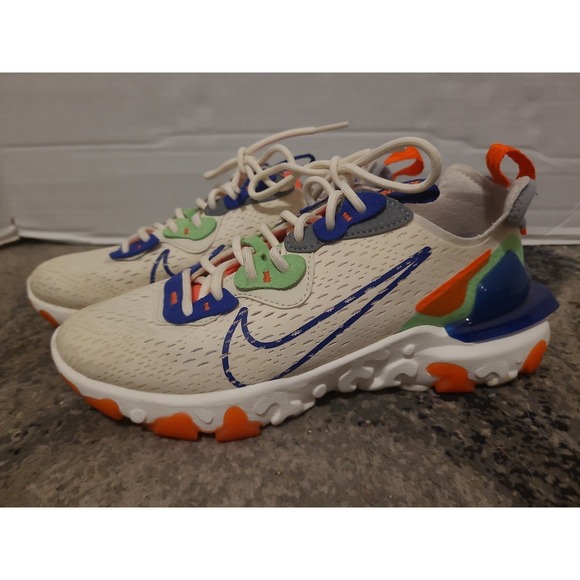 Nike Shoes - Nike React Vision Womens Size 6.5 Sneakers Pale Ivory C17523-104